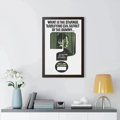 DEVIL DOLL (TEASER) 1964 - Framed Movie Poster - The Sticker Space