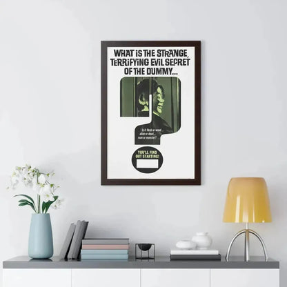 DEVIL DOLL (TEASER) 1964 - Framed Movie Poster - The Sticker Space