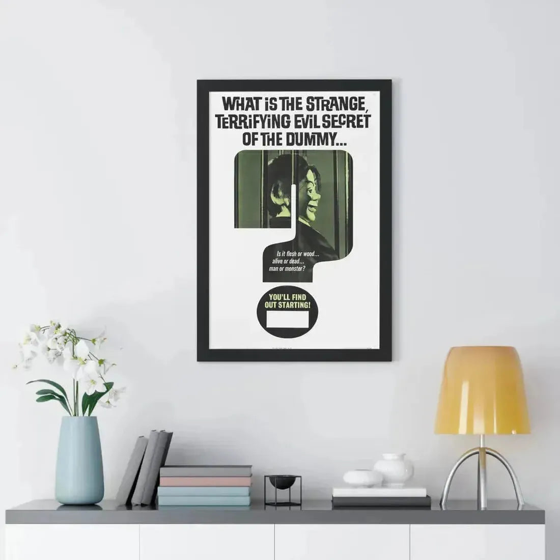 DEVIL DOLL (TEASER) 1964 - Framed Movie Poster - The Sticker Space