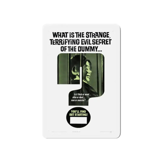 DEVIL DOLL (TEASER) 1964 Movie Poster - Refrigerator Magnet 6 Inch - The Sticker Space