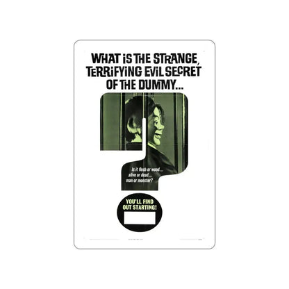 DEVIL DOLL (TEASER) 1964 Movie Poster STICKER Vinyl Die-Cut Decal 5 Inch - The Sticker Space