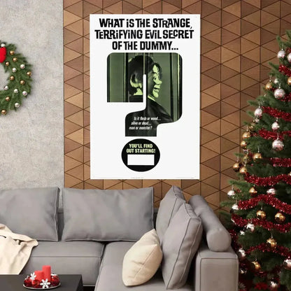 DEVIL DOLL (TEASER) 1964 - Paper Movie Poster - The Sticker Space