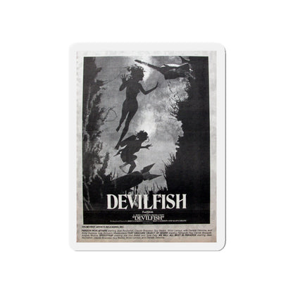 DEVIL FISH (NEVER PRODUCED) 1984 Movie Poster - Die-Cut Magnet-5" x 5"-The Sticker Space