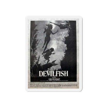DEVIL FISH (NEVER PRODUCED) 1984 Movie Poster - Refrigerator Magnet 5 Inch - The Sticker Space