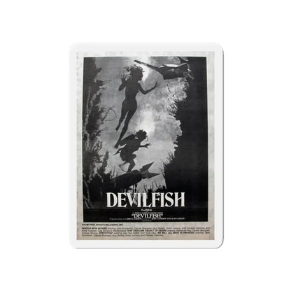 DEVIL FISH (NEVER PRODUCED) 1984 Movie Poster - Refrigerator Magnet 6 Inch - The Sticker Space