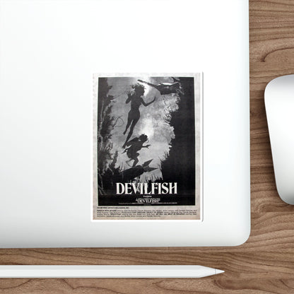 DEVIL FISH (NEVER PRODUCED) 1984 Movie Poster STICKER Vinyl Die-Cut Decal-The Sticker Space