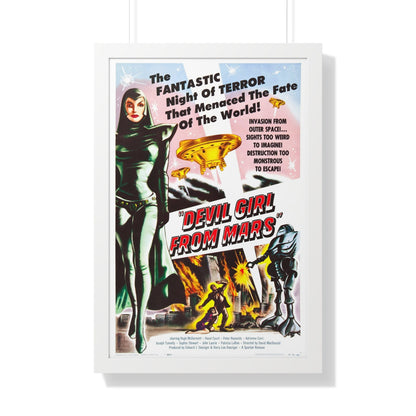 DEVIL GIRL FROM MARS 1954 - Framed Movie Poster-20" x 30"-The Sticker Space