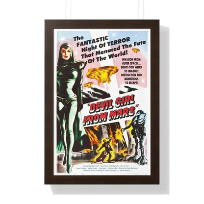 DEVIL GIRL FROM MARS 1954 - Framed Movie Poster - The Sticker Space