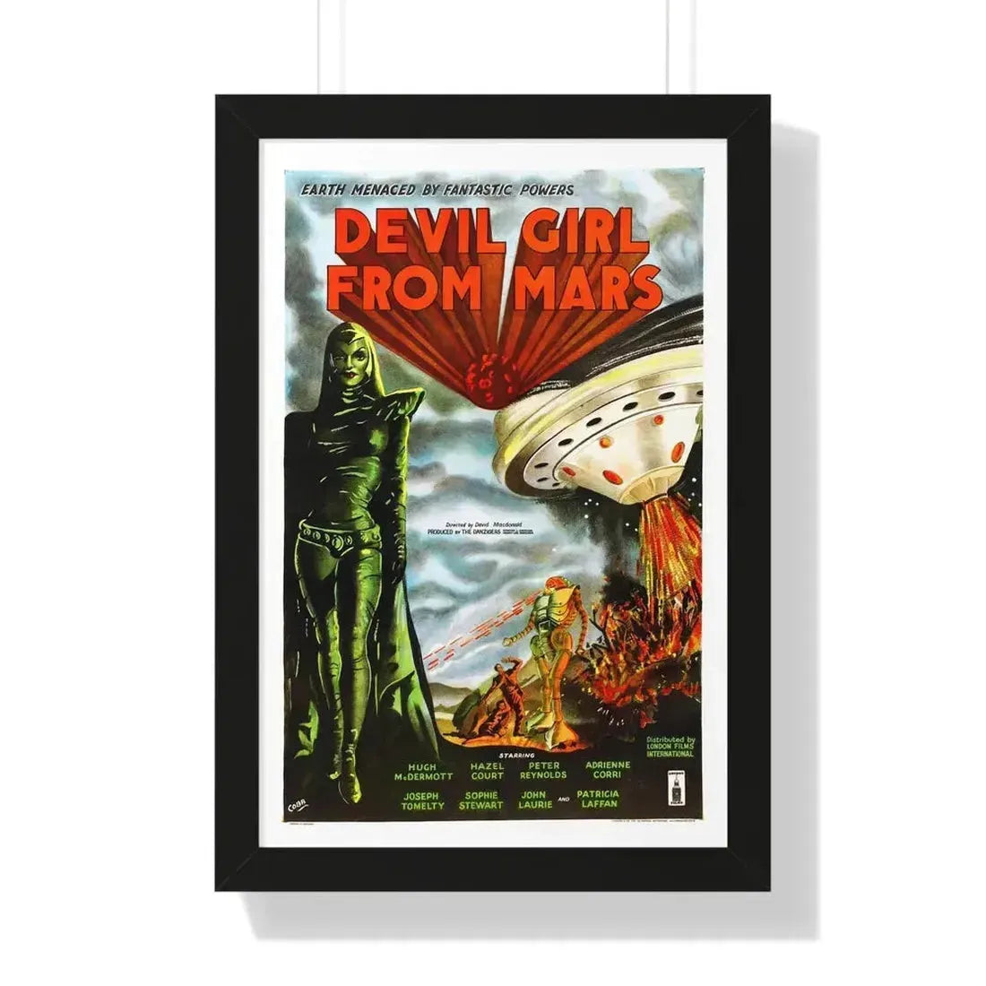 DEVIL GIRL FROM MARS (2) 1954 - Framed Movie Poster - The Sticker Space