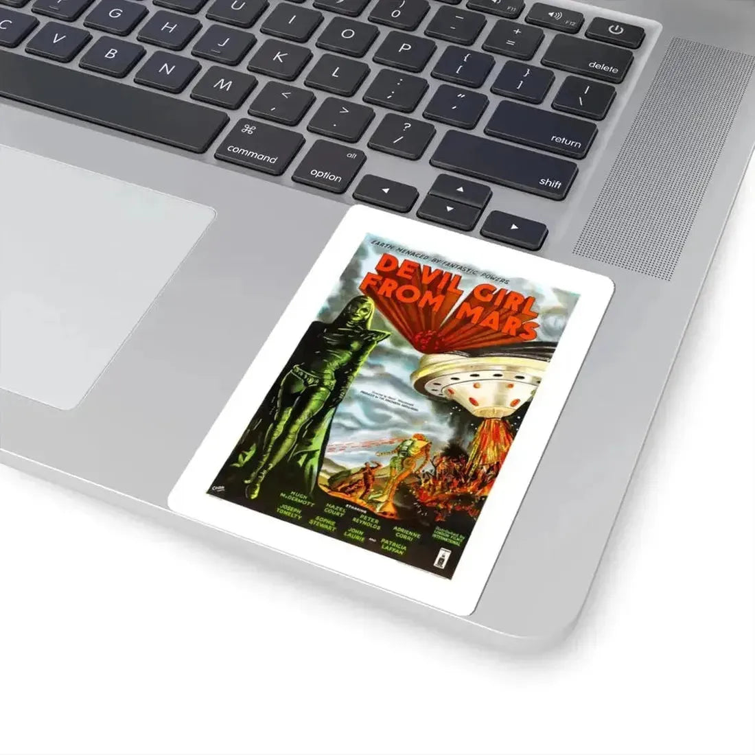 DEVIL GIRL FROM MARS (2) 1954 Movie Poster - STICKER Vinyl Kiss-Cut Decal - The Sticker Space