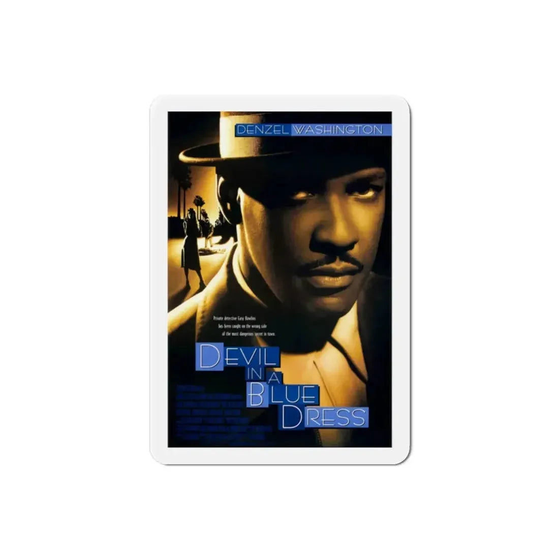 Devil In A Blue Dress 1995 Movie Poster Refrigerator Magnet - The Sticker Space