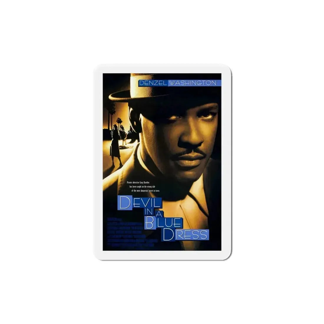 Devil In A Blue Dress 1995 Movie Poster Refrigerator Magnet - The Sticker Space
