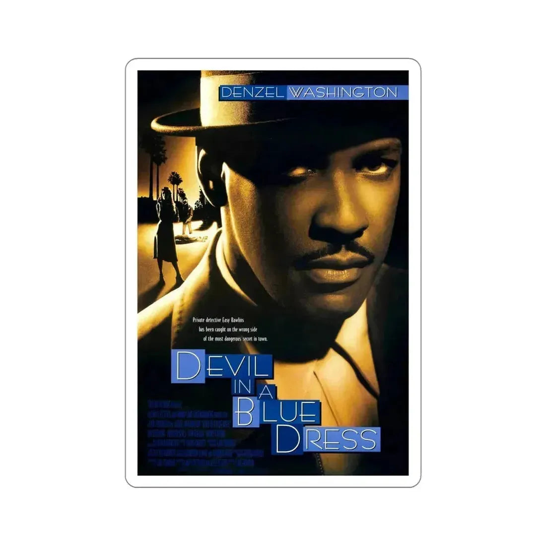 Devil In A Blue Dress 1995 Movie Poster STICKER Vinyl Die-Cut Decal 6 Inch - The Sticker Space