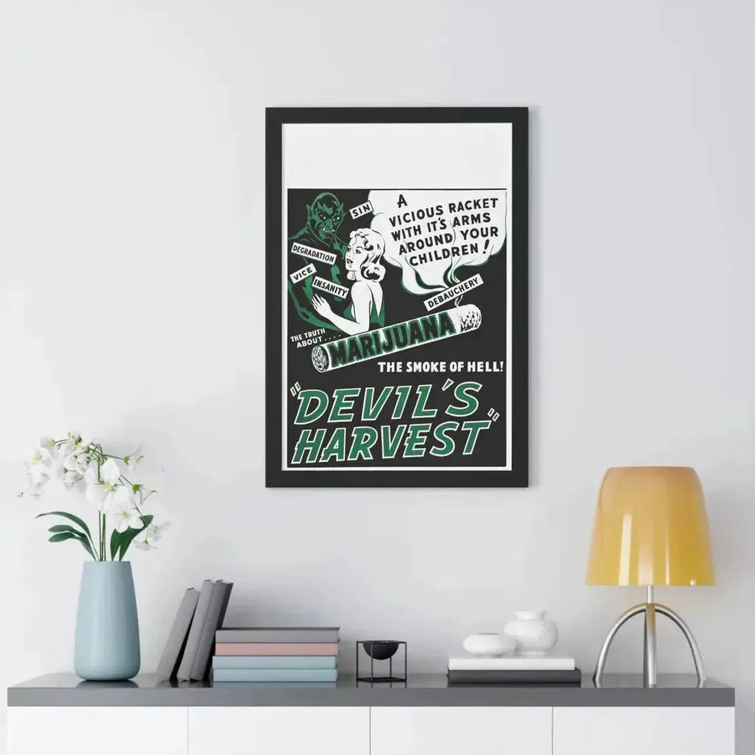 DEVIL'S HARVEST 1942 - Framed Movie Poster - The Sticker Space