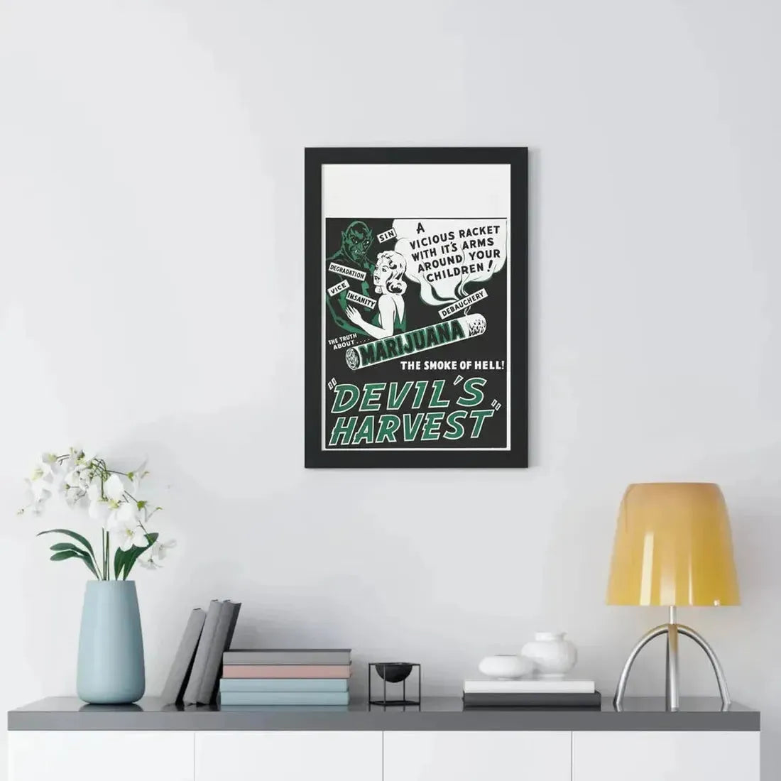 DEVIL'S HARVEST 1942 - Framed Movie Poster - The Sticker Space