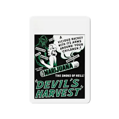 DEVIL'S HARVEST 1942 Movie Poster - Refrigerator Magnet - The Sticker Space