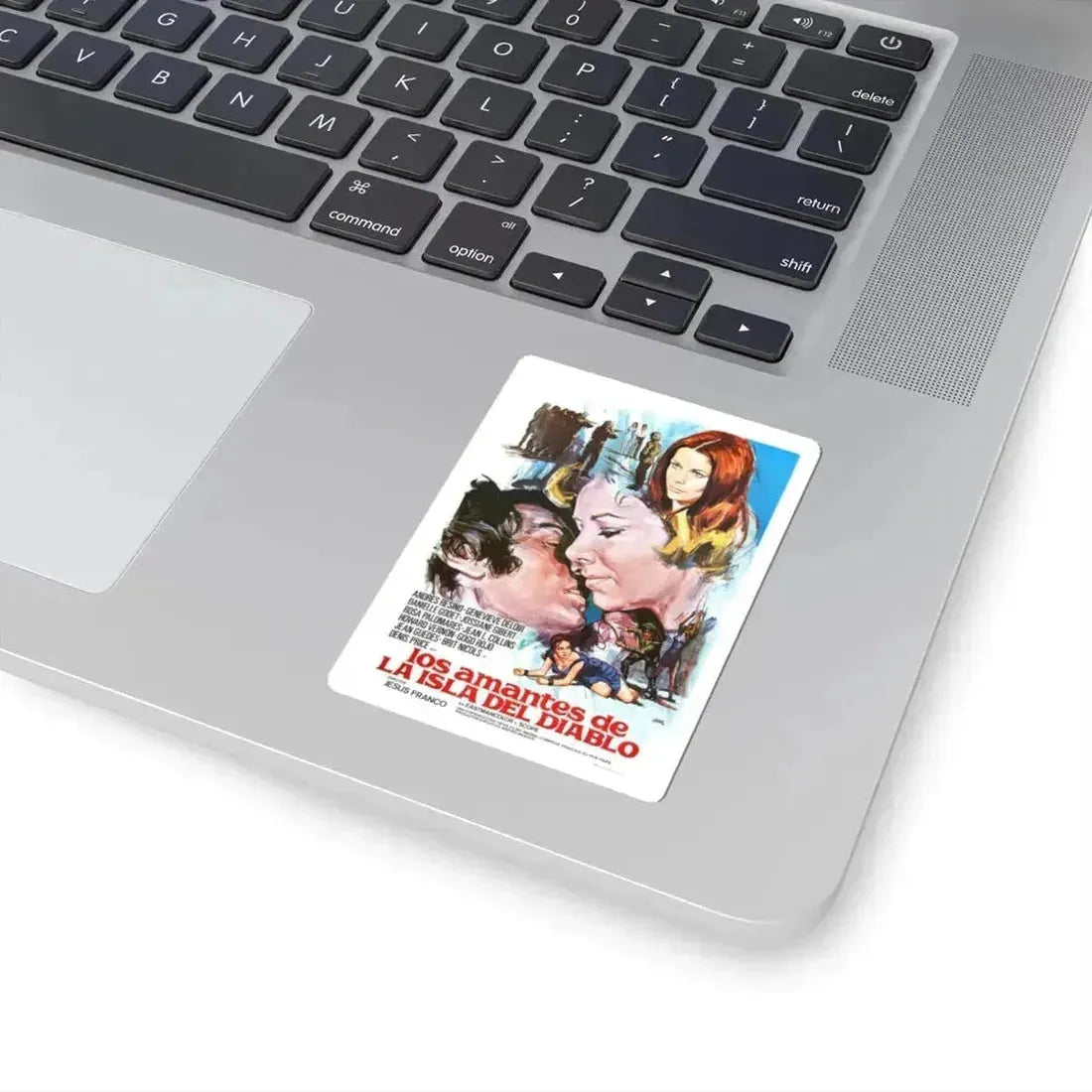 DEVIL'S ISLAND LOVERS 1973 Movie Poster - STICKER Vinyl Kiss-Cut Decal - The Sticker Space