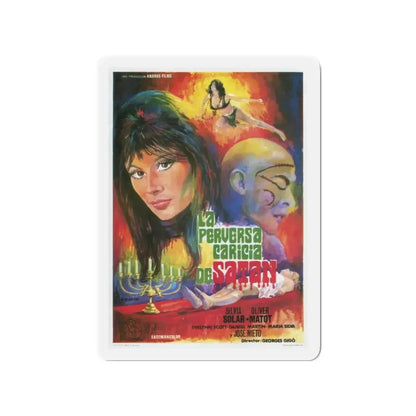 DEVIL'S KISS 1976 Movie Poster - Refrigerator Magnet 3 Inch - The Sticker Space