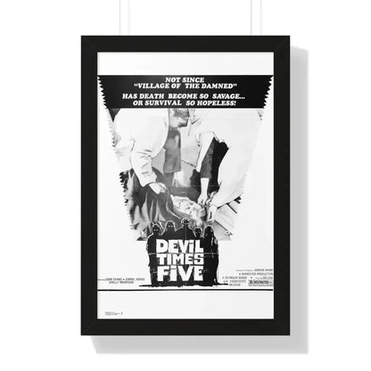 DEVIL TIMES FIVE 1974 - Framed Movie Poster - The Sticker Space