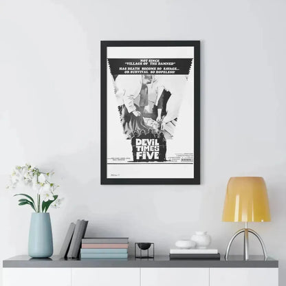 DEVIL TIMES FIVE 1974 - Framed Movie Poster - The Sticker Space