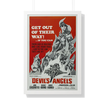 DEVIL'S ANGELS 1967 - Framed Movie Poster-20" x 30"-The Sticker Space