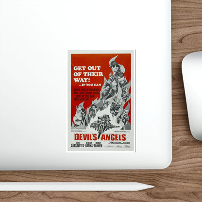 DEVIL'S ANGELS 1967 Movie Poster STICKER Vinyl Die-Cut Decal-The Sticker Space