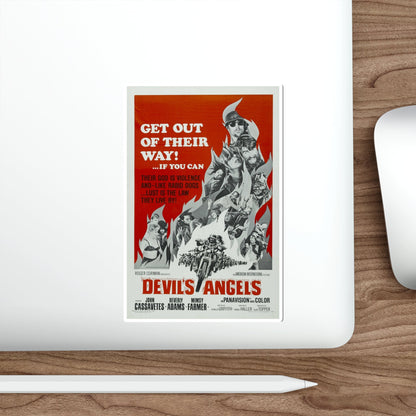 DEVIL'S ANGELS 1967 Movie Poster STICKER Vinyl Die-Cut Decal-The Sticker Space