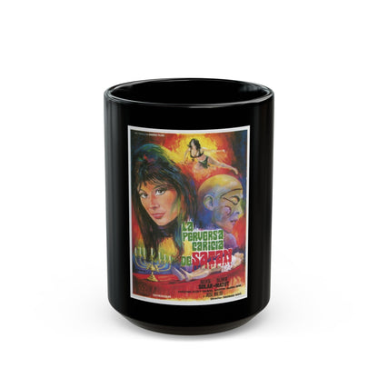 DEVIL'S KISS 1976 Movie Poster - Black Coffee Mug-15oz-The Sticker Space