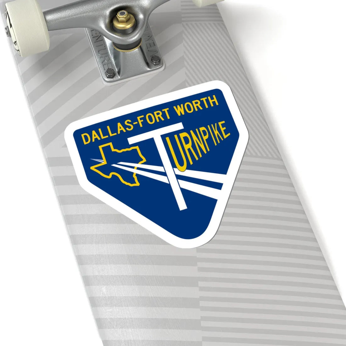 DFW Turnpike Shield (Texas) (Road Sign) STICKER Vinyl Kiss-Cut Decal - The Sticker Space