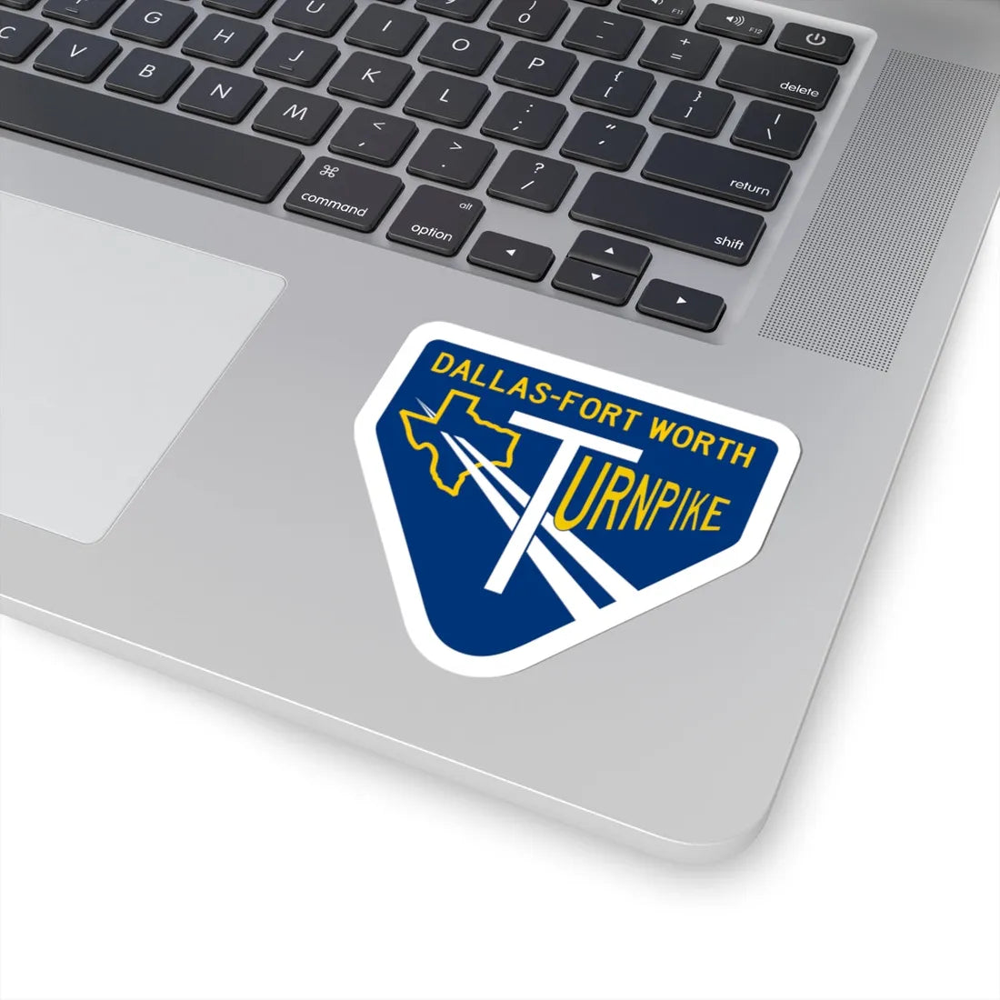 DFW Turnpike Shield (Texas) (Road Sign) STICKER Vinyl Kiss-Cut Decal - The Sticker Space