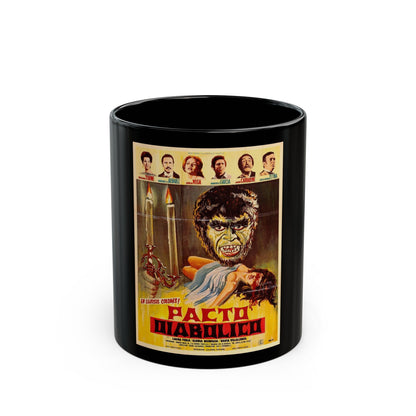 DIABOLICAL PACT 1969 Movie Poster - Black Coffee Mug-11oz-The Sticker Space