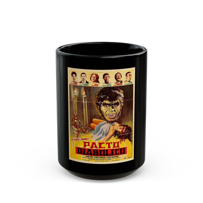 DIABOLICAL PACT 1969 Movie Poster - Black Coffee Mug-15oz-The Sticker Space