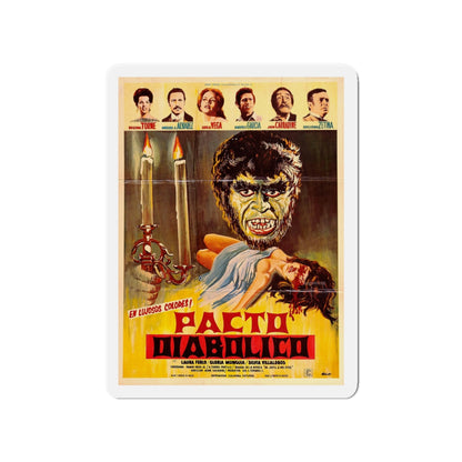 DIABOLICAL PACT 1969 Movie Poster - Die-Cut Magnet-4" x 4"-The Sticker Space