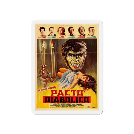 DIABOLICAL PACT 1969 Movie Poster - Die-Cut Magnet-6 × 6"-The Sticker Space