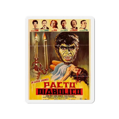 DIABOLICAL PACT 1969 Movie Poster - Refrigerator Magnet 2 Inch - The Sticker Space