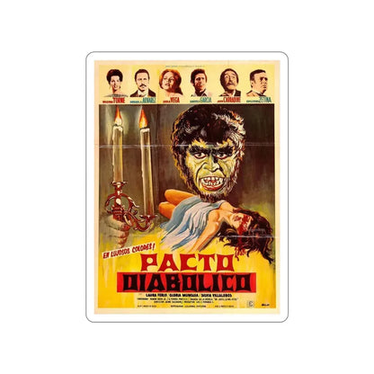 DIABOLICAL PACT 1969 Movie Poster STICKER Vinyl Die-Cut Decal 5 Inch - The Sticker Space