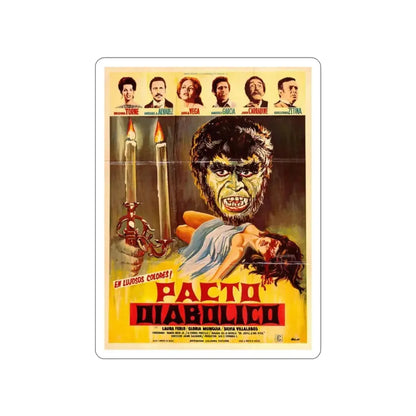 DIABOLICAL PACT 1969 Movie Poster STICKER Vinyl Die-Cut Decal - The Sticker Space