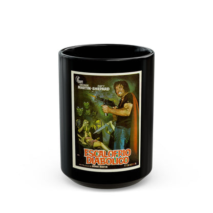 DIABOLICAL SHUDDER 1972 Movie Poster - Black Coffee Mug-15oz-The Sticker Space