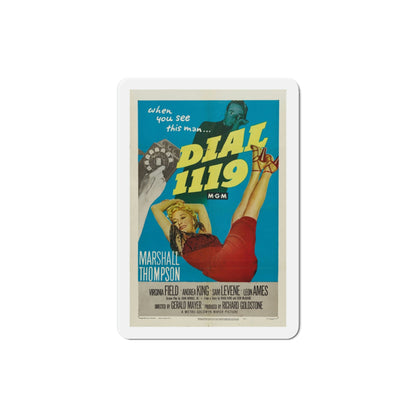 Dial 1119 1950 Movie Poster Die-Cut Magnet-3 Inch-The Sticker Space