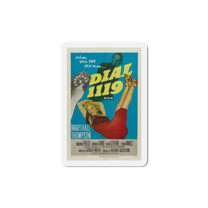 Dial 1119 1950 Movie Poster Die-Cut Magnet-6 Inch-The Sticker Space