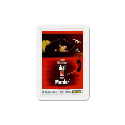 Dial M for Murder 1954 Movie Poster Die-Cut Magnet-5 Inch-The Sticker Space