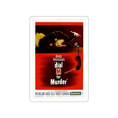 DIAL M FOR MURDER 1954 Movie Poster STICKER Vinyl Die-Cut Decal - The Sticker Space