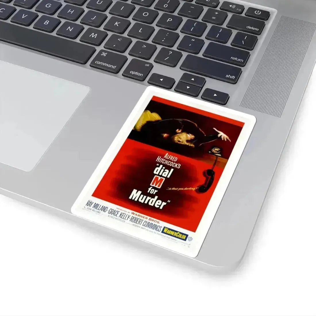 Dial M for Murder 1954 Movie Poster - STICKER Vinyl Kiss-Cut Decal - The Sticker Space