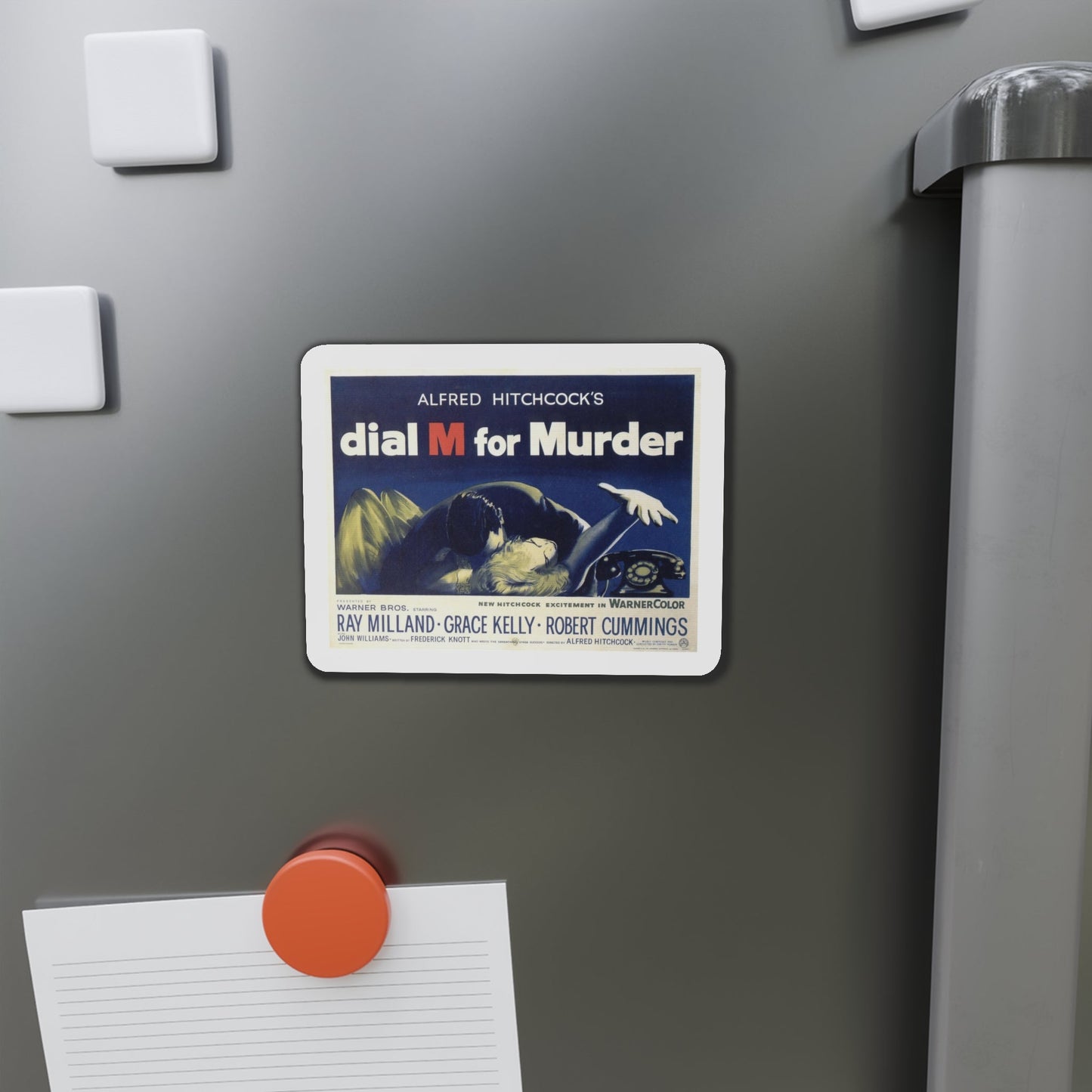 Dial M for Murder 1954 v2 Movie Poster Die-Cut Magnet-The Sticker Space