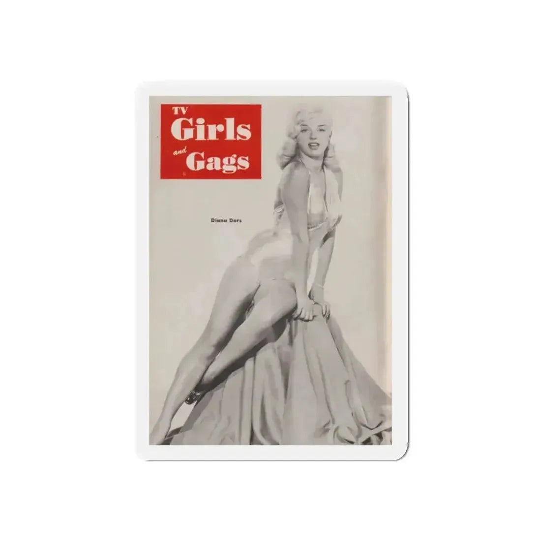 Diana Dors #111 - Mag. Cover (Vintage Female Icon) Refrigerator Magnet - The Sticker Space