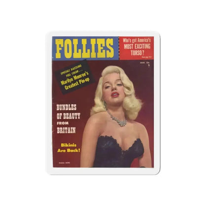 Diana Dors #129 - Mag. Cover (Vintage Female Icon) Refrigerator Magnet - The Sticker Space