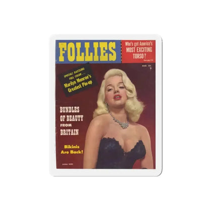 Diana Dors #129 - Mag. Cover (Vintage Female Icon) Refrigerator Magnet - The Sticker Space
