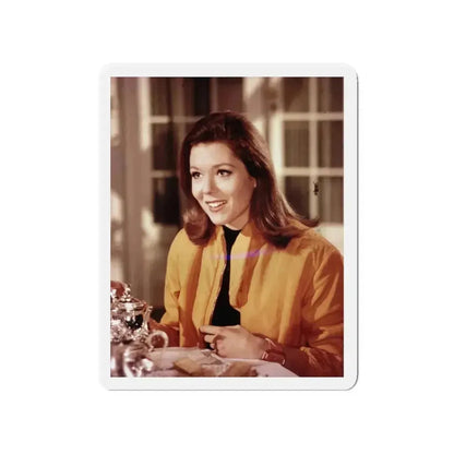 Diana Rigg #35 (Vintage Female Icon) Refrigerator Magnet 4 Inch Die-Cut - The Sticker Space
