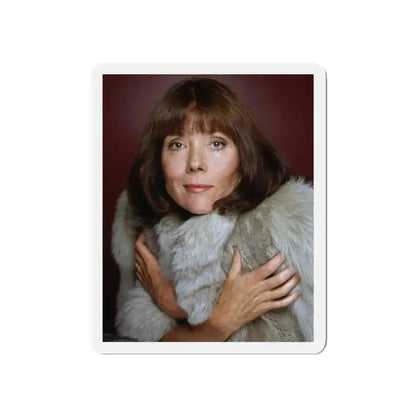 Diana Rigg #47 (Vintage Female Icon) Refrigerator Magnet 6 Inch Die-Cut - The Sticker Space
