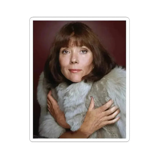 Diana Rigg #47 (Vintage Female Icon) STICKER Vinyl Kiss-Cut Decal 2 Inch White - The Sticker Space